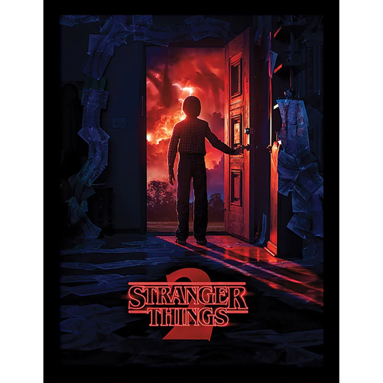 Stranger Things (Doorway) Wooden Framed Print (30x40) - FP12376P