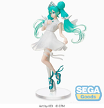 Hatsune Miku SPM 15th Anniversary KEI Ver. figure 24cm - SEGA50115