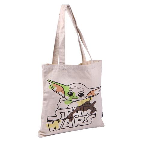 Star Wars: The Mandalorian Canvas Tote Bag (beige) - CRD2100003214