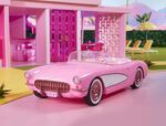 Barbie The Movie Αυτοκίνητο Ροζ Κάμπριο Corvette - HPK02