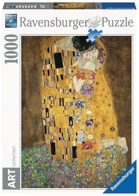 Ravensburger Puzzle  1000 Τεμ Klimt Το Φιλί - 05-15743