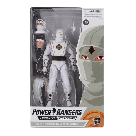 Power Rangers Lightning Collection Mighty Morphin - Ninja White Ranger - F4676