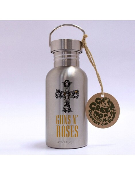 Guns N' Roses Stainless Steel Water Bottle Logo - GYE-DBP0018