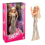 Barbie The Movie Κούκλα Margot Robbie Gold Disco Jumpsuit - HPJ99