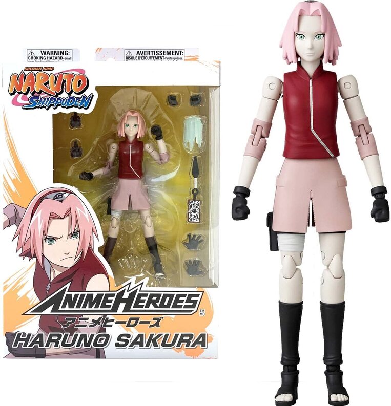 Naruto Shippuden: Anime Heroes - Haruno Sakura Action Figure (16cm) - BA36909