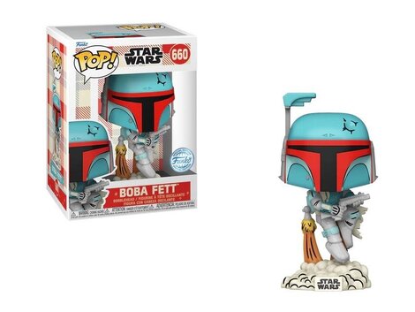 Funko POP! Star Wars: Retro Reimagined - Boba Fett #660 (Exclusive) Figure