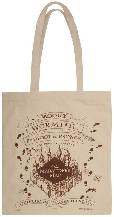 Harry Potter Tote Bag Marauder's Map (beige) - MAP2401