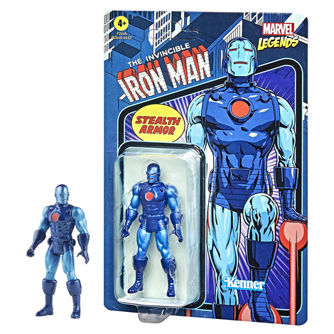 Marvel Legends Retro Stealth Suit Iron Man 10Cm - F2668