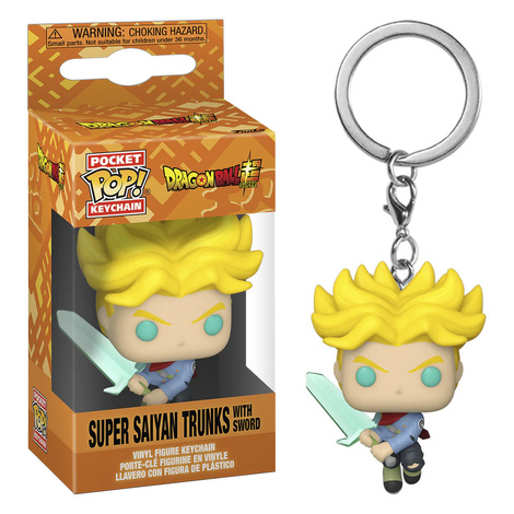 Funko Pocket POP! Keychain Dragon Ball Super - Super Saiyan Trunks with Sword Figure