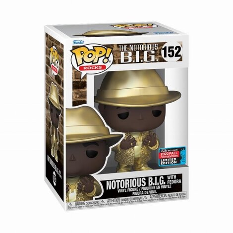 Funko POP! Rocks - Notorious BIG with Fedora #152 (NYCC 2022 Exclusive) Figure