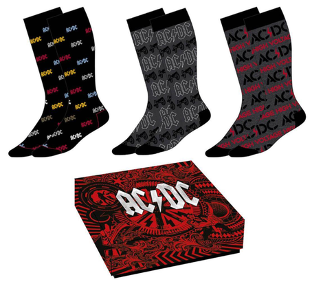 AC/DC Socks 3-Pack High Voltage (EU 35 to 41) - CRD2200007097