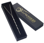 Professor Dumbledore Silver Plated Zinc Alloy Wand Necklace Gift Boxed - EGH0003