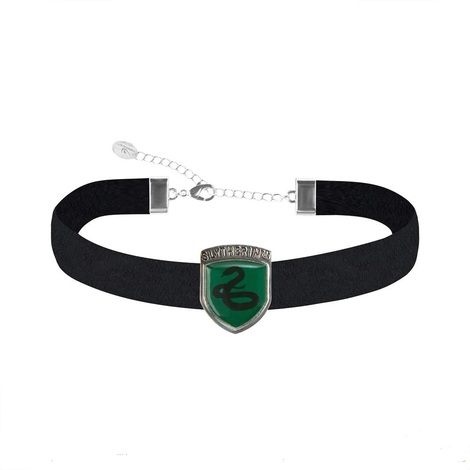 Harry Potter Choker With Pendant Slytherin (velvet strap) - CR3002