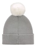 Star Wars: The Mandalorian - "This is my Good Side" Grey & White Pompon Beanie - SGR-MAND-007OS