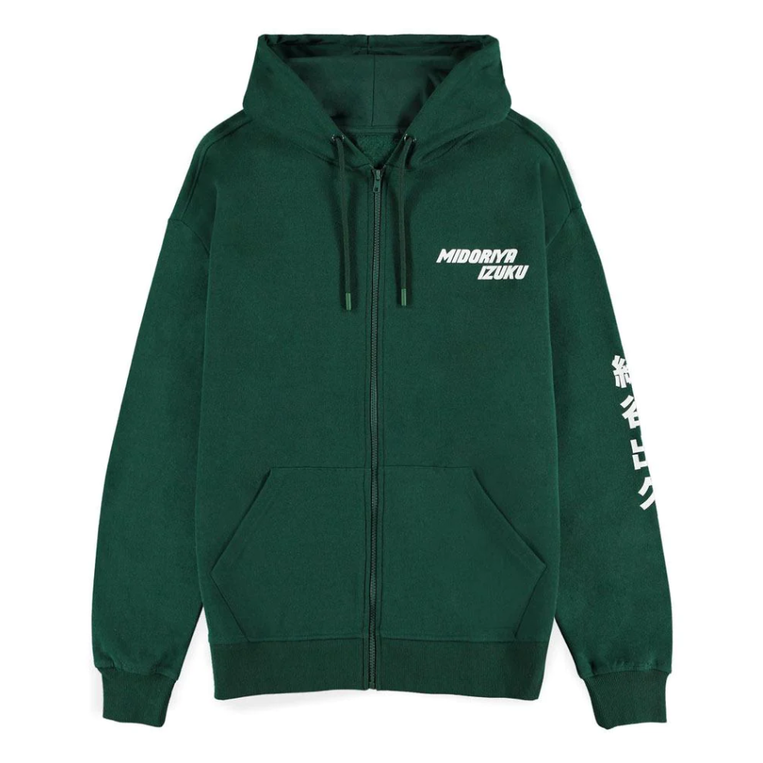 My Hero Academia - Deku - Men's Zipper Hoodie Green - HD147728MHA