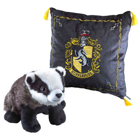 Plush Hufflepuff House Mascot & Cushion - NN7045