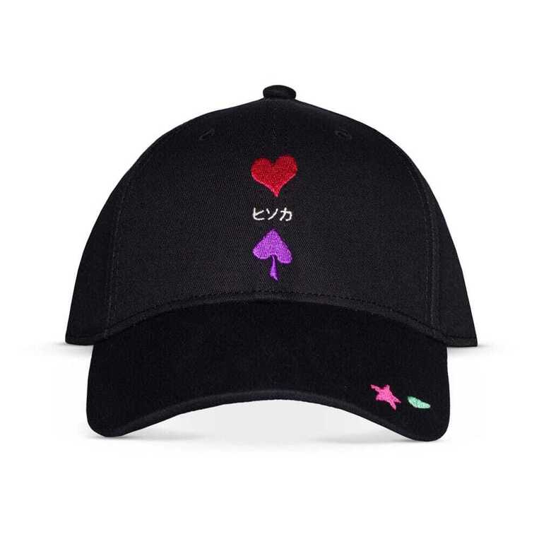 Hunter X Hunter Curved Bill Cap Hisoka Heart & Spade (black) - BA544023HNT