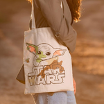 Star Wars: The Mandalorian Canvas Tote Bag (beige) - CRD2100003214