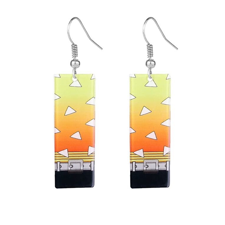 Demon Slayer: Kimetsu no Yaiba Zenitsu Acrylic Charm Earrings - EAR104