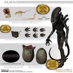 Alien Action Figure 1/12 Alien 18 cm - MEZ76114