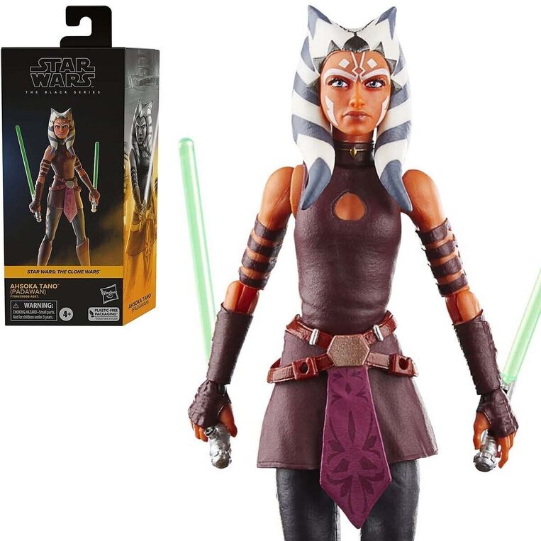 Star Wars Black Label Series Ahsoka Tano Padawan 6 Inch Action Figure - F7100