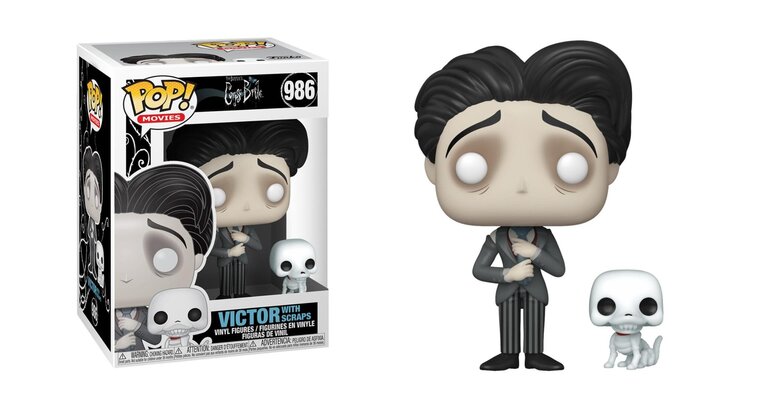 Funko POP! Corpse Bride - Victor with Scraps #986 Figure