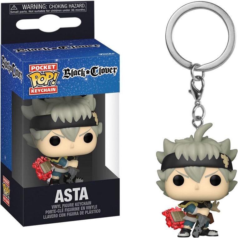 Funko Pocket POP! Keychain Black Clover - Asta Figure