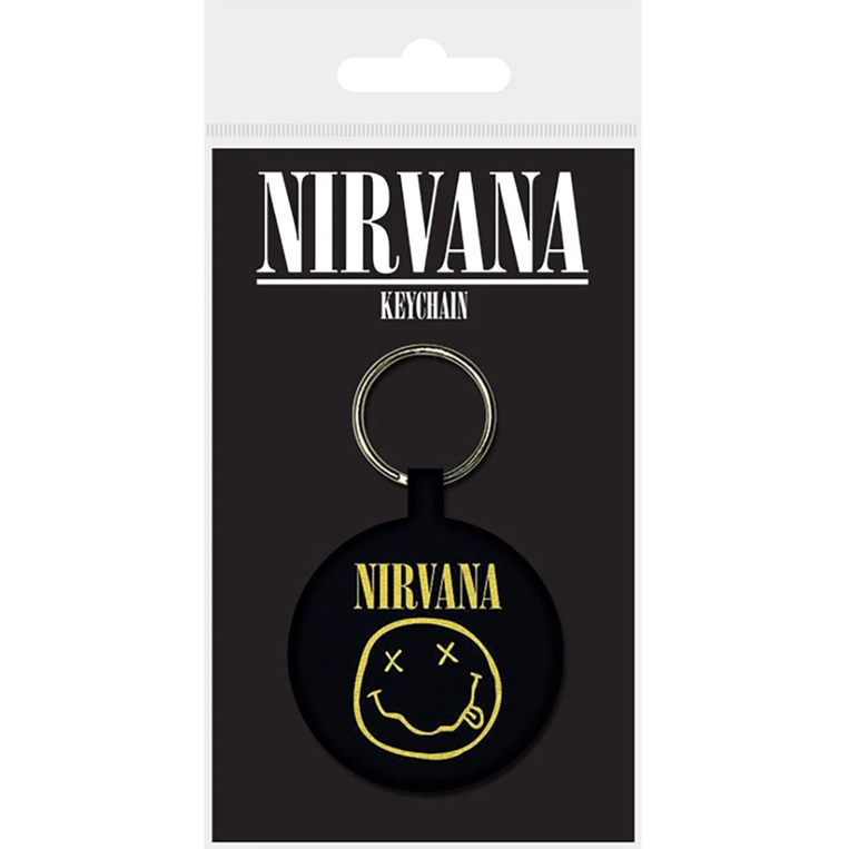 Nirvana (Smiley) Woven Keychain - WK39106