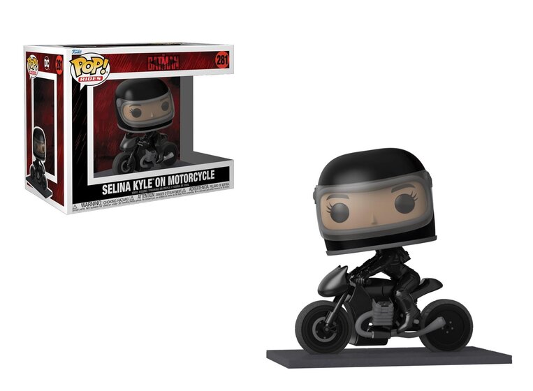 Funko POP! Rides: The Batman - Selina Kyle on Motorcycle #281 Figure