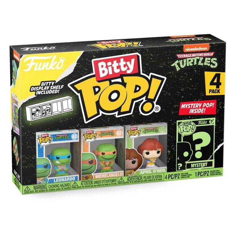 Funko Bitty POP! Teenage Mutant Ninja Turtles Vinyl Figure Leonardo 4-Pack