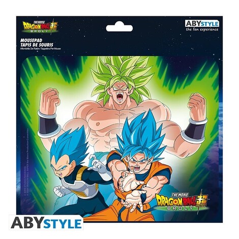 Dragon Ball Broly - Flexible Mousepad - Broly Vs Goku & Vegeta - ABYACC342