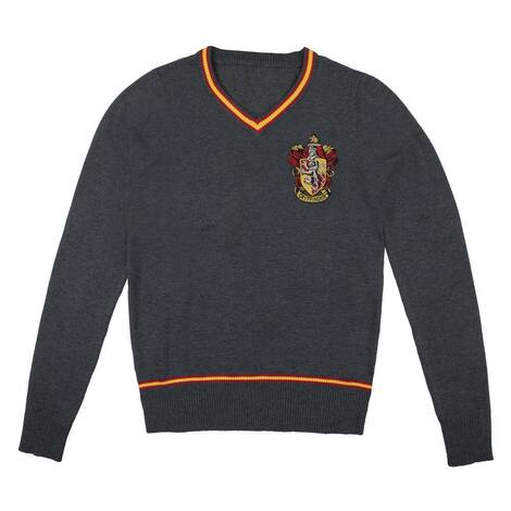 Harry Potter - Gryffindor  Grey Knitted Sweater - CR1511