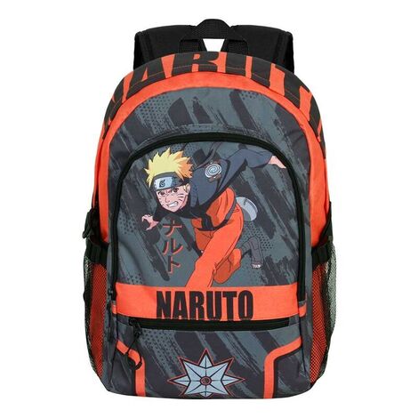 Naruto Shippuden Shuriken backpack 44cm (orange/brown) - KMN05396