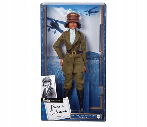 Barbie Inspiring Women Συλλεκτική Κούκλα Bessie Coleman - HJX36