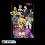 Jojo's Bizarre Adventure - Tshirt "Group" Man Ss Black - ABYTEX783