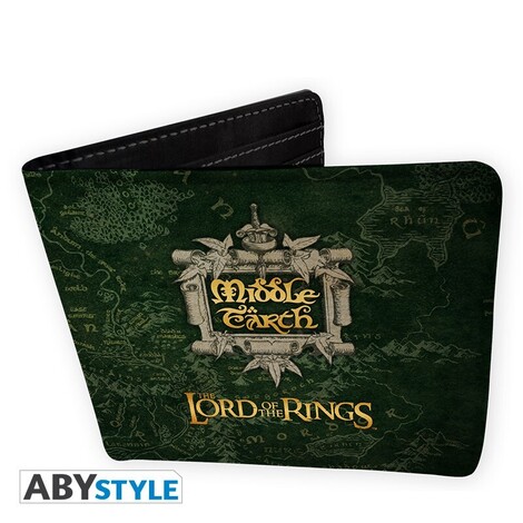 Lord Of The Rings - Wallet "Middle Earth" - Vinyl (green) - ABYBAG417