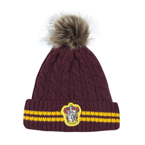 Harry Potter Gryffindor - purple/gold Beanie - CR1331- One Size- One Size