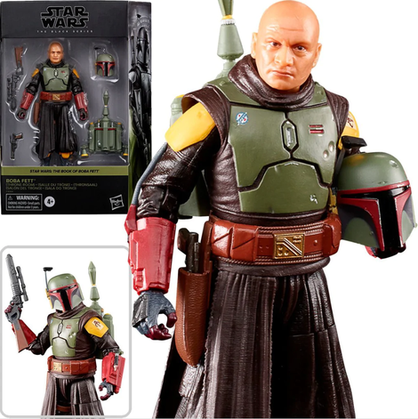 Star Wars: The Book of Boba Fett Black Series Deluxe Action Figure 2022 Boba Fett (Throne Room) 15 cm - F4064