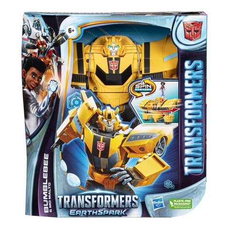 Transformers Earthspark Spinchanger Bumblebee - F7662