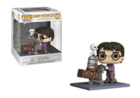 Funko POP! Deluxe: Harry Potter - Harry Pushing Trolley #135 Figure