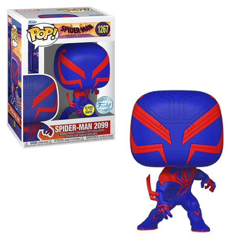 Funko POP! Marvel: Spider-Man Across the Spider-Verse - Spider-Man 2099 (GITD) #1267 (Exclusive) Figure