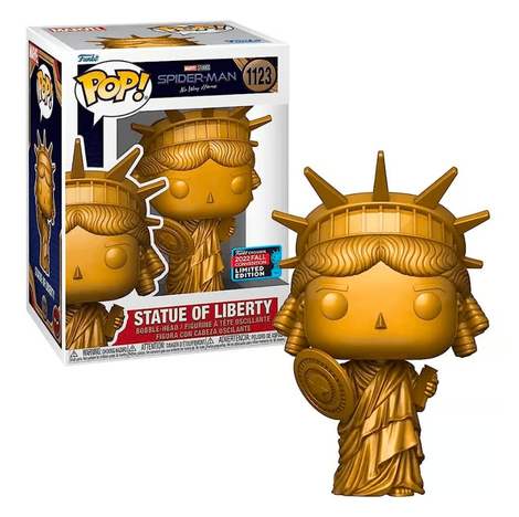 Funko POP! Marvel: Spider-Man - Lady Liberty with Shield #1123 (NYCC 2022 Exclusive) Figure