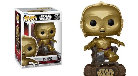 Funko POP! Star Wars: Return of the Jedi - C3P0 in Chair #609 Figure