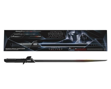 Star Wars The Mandalorian Black Series Replica 1/1 Force FX Elite Lightsaber Mandalorian Darksaber- F1269