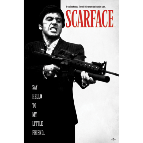 Scarface (Say Hello to My Little Friend) 61 x 91.5cm Maxi Poster - PP32598