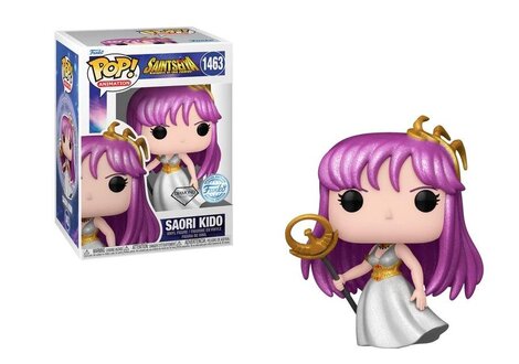 Funko POP! Saint Seiya: Knights of the Zodiac - Saori Kido (Diamond Collection) #1463 (Exclusive) Figure