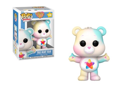 Funko POP! Care Bears 40th Anniversary - True Heart Bear #1206 Figure