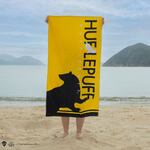 HARRY POTTER YELLOW BEACH TOWEL HUFFLEPUFF