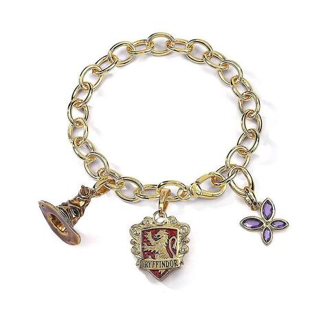 Harry Potter Lumos Gryffindor Gold-Plated Charm Bracelet - NN7708