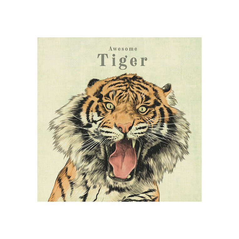 Καμβάς Chic Mic Tiger 20x20cm - CNV016